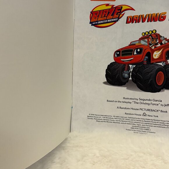 5 for $15 📕 Blaze and the Monster Machines, Driving Forces   (SKU: 165MI) - Picture 3 of 3